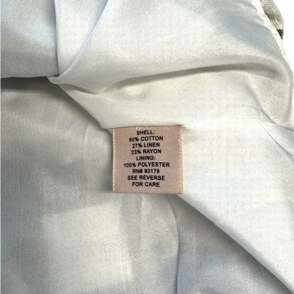 Philosophy Monochrome Linen Plaid Dress Size Small NWT - Picture 5 of 6